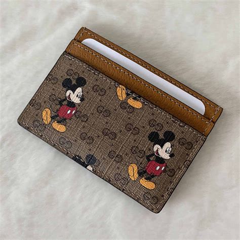 gucci disney card holder|gucci card holder for men.